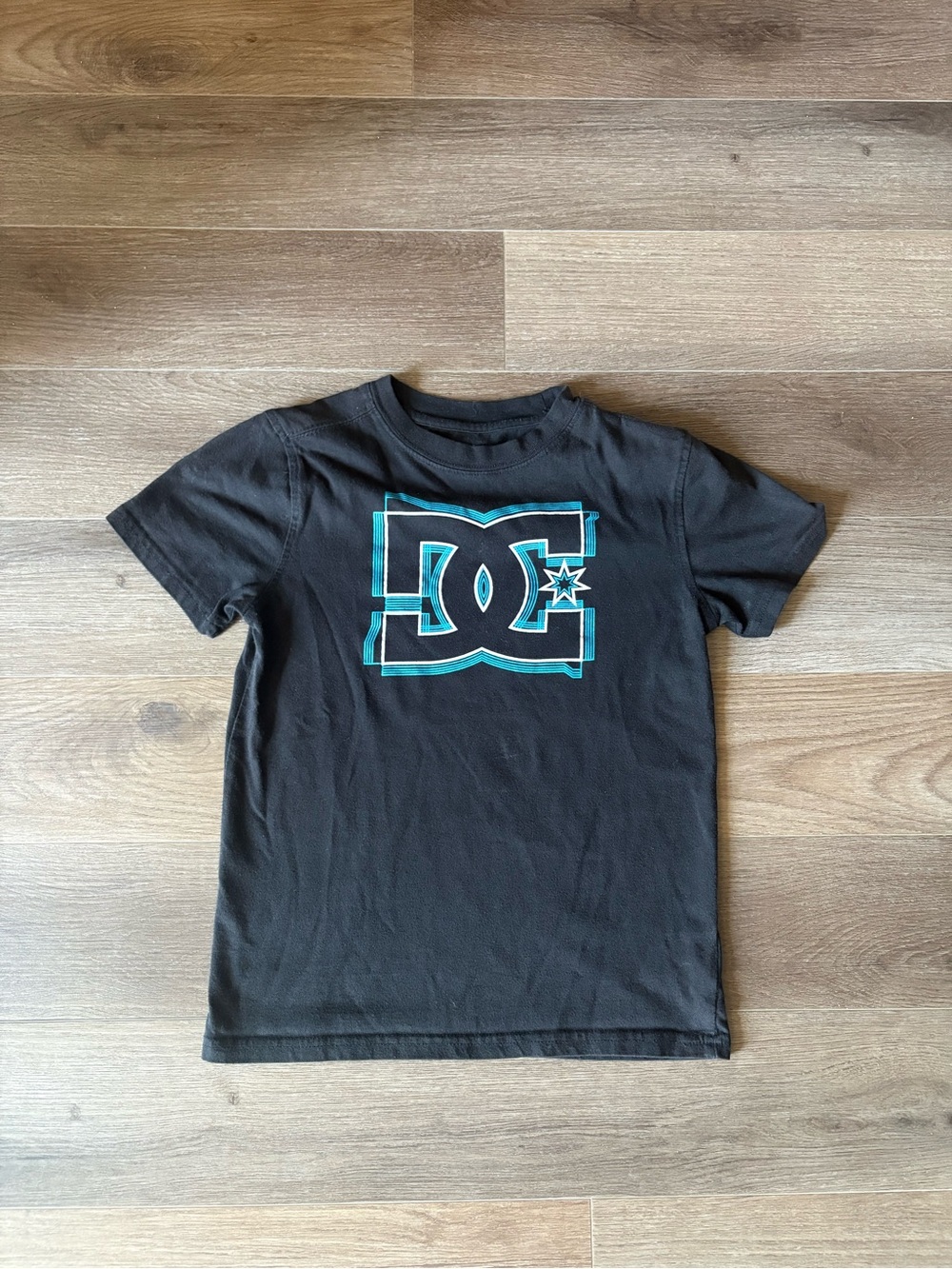 DC Kids Black Tee with Logo